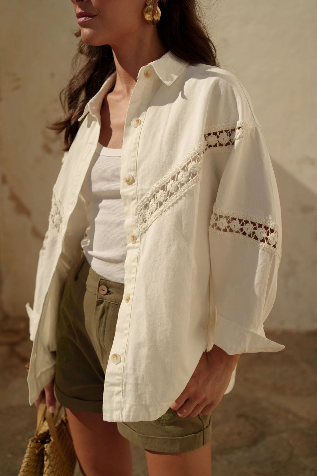 Риза Oversize Chic